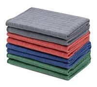ZOLLNER 8 Panni in microfibra - strofinacci - non lasciano pelucchi o aloni - lavabili a 60°C - 40x40cm - Qualitá gastronomica