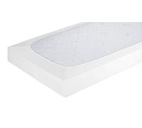 ZOLLNER Lenzuolo da letto 180x200 cm - con elastico integrato - cotone - bianco - lavabile a 95°C - Qualità alberghiera - Certificato OEKO-TEX (R)