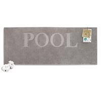 ZOLLNER Telo mare 100% Cotone, 80x200 cm, grigio