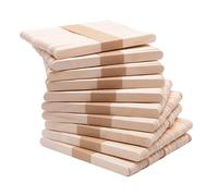 Zollner24 Bastoncini di legno da gelato - 500 pezzi di legnetti - 11x1 cm - ecosostenibili - perfetti per lavoretti creativi, cornici, giocattoli, 258