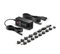 Zolt Alimentatore di rete universale da 65 W, 15 V, 16 V, 18,5 V, 19 V, 19,5 V, 20 V, AC DC, per HP Dell Acer Asus Lenovo Toshiba Samsung Sony