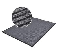 ZOLTA Tappeto Ingresso casa - Tappeto da Esterno - Zerbino per esterni e interni - Antiscivolo - Impermeabile Lavabile Resistente allo Sporco - Grigio - 120x180cm