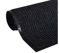 ZOLTA Tappeto Ingresso casa - Tappeto da Esterno - Zerbino per esterni e interni - Antiscivolo - Impermeabile Lavabile Resistente allo Sporco - Nero - 120x180cm