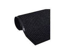 ZOLTA Tappeto Ingresso casa - Tappeto da Esterno - Zerbino per esterni e interni - Antiscivolo - Impermeabile Lavabile Resistente allo Sporco - Nero - 60x90cm