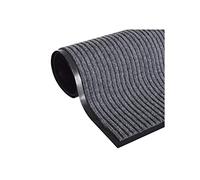 ZOLTA Tappeto Ingresso casa - Tappeto da Esterno - Zerbino per esterni e interni - Antiscivolo - Impermeabile Lavabile Resistente allo Sporco - Grigio - 80x120cm