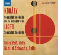 Zoltan Kodaly Kodály: Sonata for Solo Cello/Duo for Violin and Cello/... (CD)