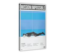 ZOLULA MISSION-IMPOSSIBLE - Poster su tela del film medievale, decorazione per camera da letto, sport, ufficio, camera da letto, regalo, con cornice, 20 x 30 cm