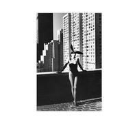 ZOLULA Poster su tela con personaggi di Helmut Newton, decorazione artistica da parete per soggiorno e camera da letto, senza cornice, 40 x 60 cm