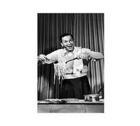 ZOLULA Poster su tela con stampa di Frank Sinatra Ate Spaghetti, decorazione artistica da parete per soggiorno e camera da letto, senza cornice, 40 x 60 cm