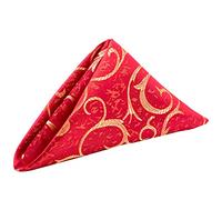 Zolunu tovaglioli di stoffa set di 4, 19 x 19 pollici, lavabile tovaglioli cena in poliestere per ristorante, matrimoni, feste, cena di festa, Ringraziamento e Natale