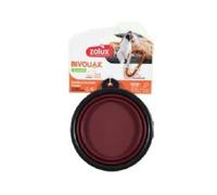 Zolux ciotola flessibile pieghevole rosso 450ml