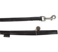 ZOLUX Guinzaglio mac leather 15 mm / 1.2 m nero