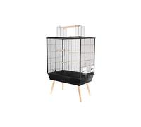 Zolux - Jaula Neo Jili - Ombrellone (78 x 47,5 x 112 cm), Colore nero