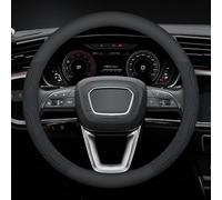 Zolytrax Coprivolante per Auto per VW ID.4 AB Bj.2021, Coprivolante Auto in Silicone 37-38cm/15 Protezione Custodia Volante Cover in Pelle Microfibra(Blue,Roundtype)