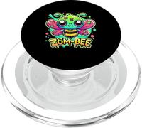 Zom-Bee Carino Halloween Creepy Zombie Bee Cartoon PopSockets PopGrip per MagSafe