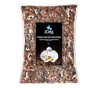 ZOMA GARDEN - Terriccio per Orchidee Contenente Bark per orchidee e Sfagno cileno - Terriccio Professionale per tutte le Orchidee - 20 L