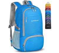 ZOMAKE Zaino Pieghevole Leggero Zaini Ripiegabile Piccolo 30L,Packable Backpack Da Trekking Per Donna Uomo Viaggio Campeggio Città Sportivo(Blu Chiaro)