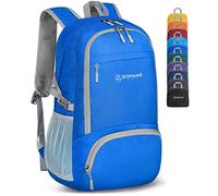 ZOMAKE Zaino Pieghevole Leggero Zaini Ripiegabile Piccolo 30L,Packable Backpack Da Trekking Per Donna Uomo Viaggio Campeggio Città Sportivo(Blu Scuro)