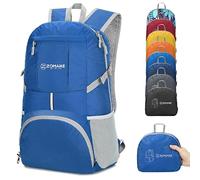 ZOMAKE 35L Zaino Pieghevole Leggero Zaini Ripiegabile Piccolo,Packable Backpack Da Trekking Per Donna Uomo Viaggio Campeggio Città Sportivo(Blu Scuro)