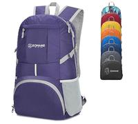 ZOMAKE 35L Zaino Pieghevole Leggero Zaini Ripiegabile Piccolo,Packable Backpack Da Trekking Per Donna Uomo Viaggio Campeggio Città Sportivo(Viola)
