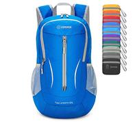 ZOMAKE Zaino Pieghevole Ultraleggero Zaini Ripiegabile Piccolo 25L Packable Backpack Da Trekking Per Donna Uomo Viaggio Campeggio Città Sportivo(Blu Scuro)