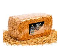 ZOMAPET Paglia per Pacciamatura Orto, Fieno per Pacciamatura Biodegradabile, Ideale Anche Come Paglia per Galline Ovaiole Pollaio e Conigli, 12,5 kg, 1 Balla