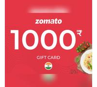 Zomato Gift Card 1000 INR Key - INDIA