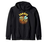 Zombie Apicoltore Halloween Divertente Boo Zombee Costume Felpa con Cappuccio
