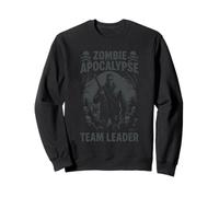 Zombie Apocalypse Leader Squadra Sopravvivenza Felpa