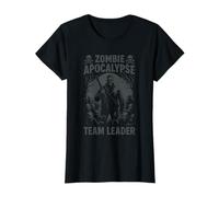Zombie Apocalypse Leader Squadra Sopravvivenza Maglietta
