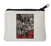 Zombie Apocalypse Poster Art neoprene portamonete 10 x 11 cm bianco