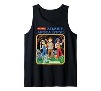 Zombie Apocalypse Sarcastic Retro Vintage Funny Adult Humor Canotta
