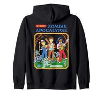 Zombie Apocalypse Sarcastic Retro Vintage Funny Adult Humor Felpa con Cappuccio