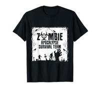 Zombie Apocalypse Survival Team Divertente Prepper Prepping Maglietta