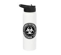 Zombie Apocalypse Zombie Outbreak Team Stainless Steel Insulated Water Bottle