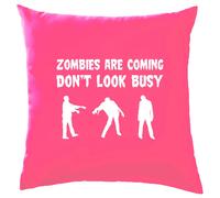 Zombie Are Coming Non Guardare Indaffarato - Cuscino - Halloween Divertente