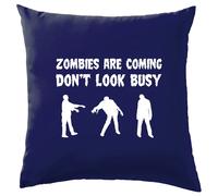 Zombie Are Coming Non Guardare Indaffarato - Cuscino - Halloween Divertente