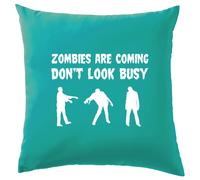 Zombie Are Coming Non Guardare Indaffarato - Cuscino - Halloween Divertente