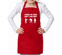 Zombie Are Coming Non Guardare Indaffarato - Unisex Bambini Grembiule -