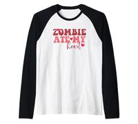 Zombie Ate My Heart - Divertente Storia d'Amore tra Non Morti Maglia con Maniche Raglan