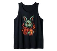 Zombie Bunny Rabbit - Raccapricciante divertente Pasqua Halloween Cartoon Canotta