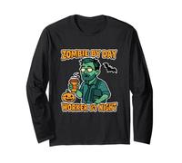 Zombie by Day Worker di Night Office Maglia a Manica