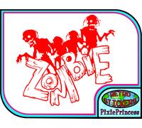 Zombie Cacciatore Dead Walking il Male B Adesivo Vinile Auto Portatile Muro Arte