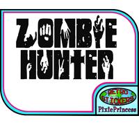 Zombie Cacciatore Dead Walking il Male C Adesivo Vinile Parete Auto Halloween