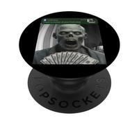 Zombie C'è Movimento Alla Porta Di Casa Halloween Horror PopSockets PopGrip Adesivo
