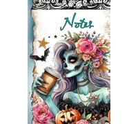 ZOMBIE Coffee Girly Notebook for Horror Lovers