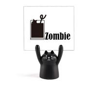 Zombie con la parola zombie memo titolare cartone animato gatto nero stand decorazione