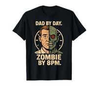 Zombie Dad Apocalypse Genitore Horror papà Umorismo Halloween Maglietta