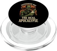 Zombie Dad Apocalypse Genitore Horror Papà Umorismo Halloween PopSockets PopGrip per MagSafe