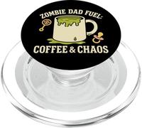 Zombie Dad Apocalypse Genitore Horror Papà Umorismo Halloween PopSockets PopGrip per MagSafe